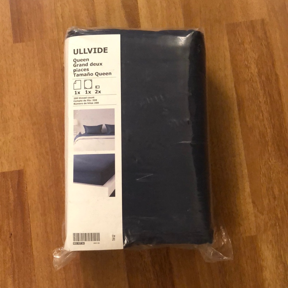 IKEA Queen Size Navy Blue Mattress Cover